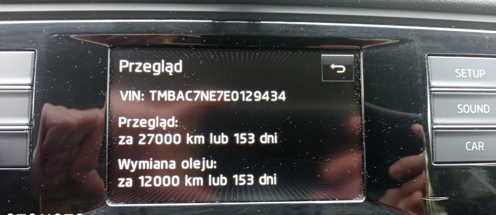 Skoda Octavia cena 34200 przebieg: 238000, rok produkcji 2013 z Warszawa małe 79